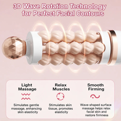3D Wave Roller Facial Lifting Wand