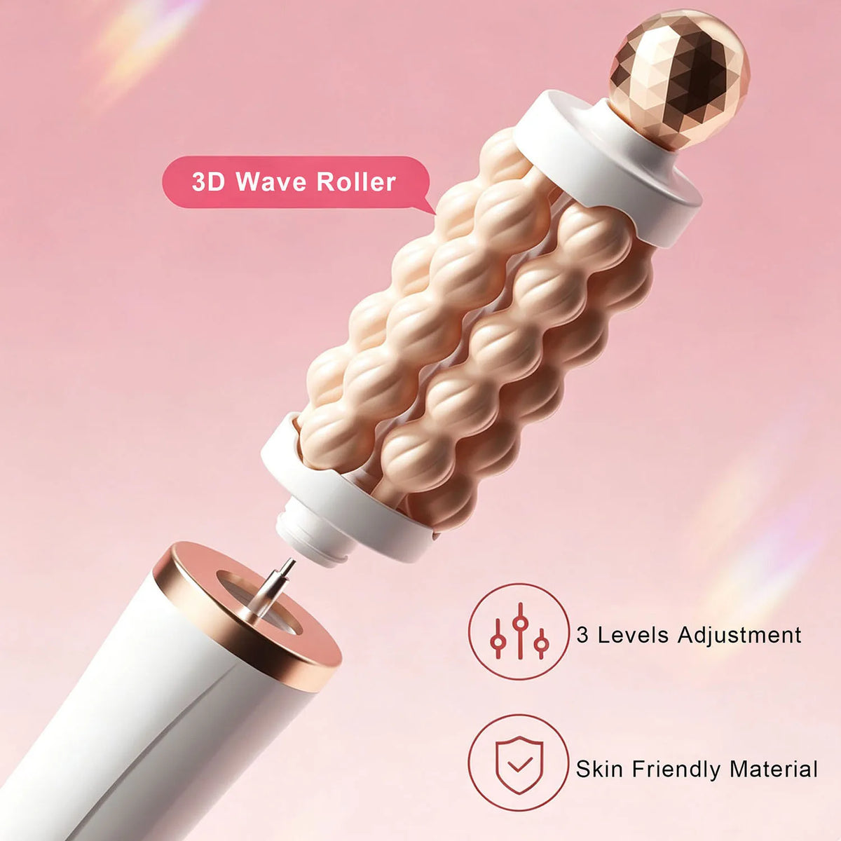 3D Wave Roller Facial Lifting Wand