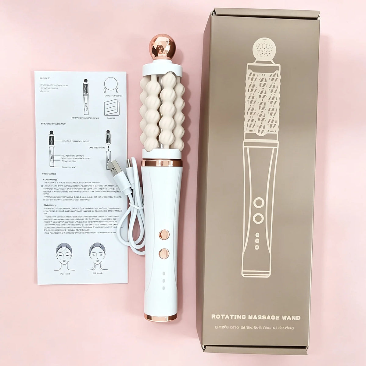3D Wave Roller Facial Lifting Wand